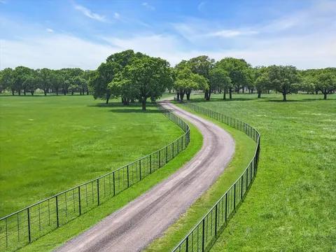Property easement and access area on land in the Texarkana region